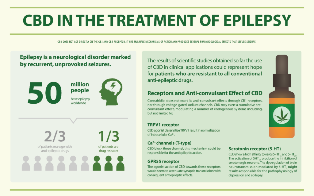 CBD in the treatment of epilepsy