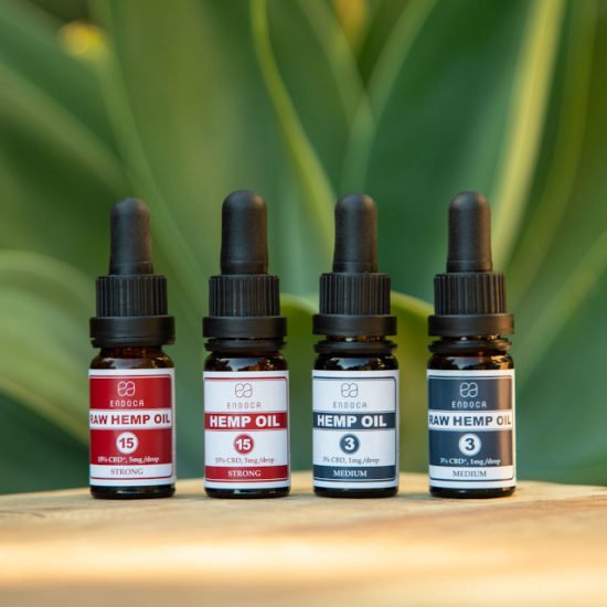 CBD Oil Drops Set by Endoca