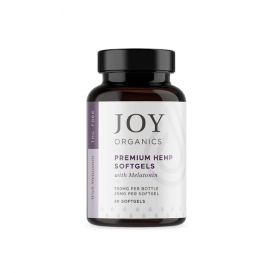 CBD Softgels with Melatonin by Joy Organics