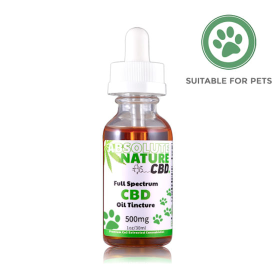 Full-spectrum CBD Oil for Pets by Absolute Nature, 500mg