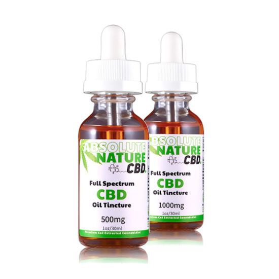 Full-spectrum CBD Oil Tinctures by Absolute Nature