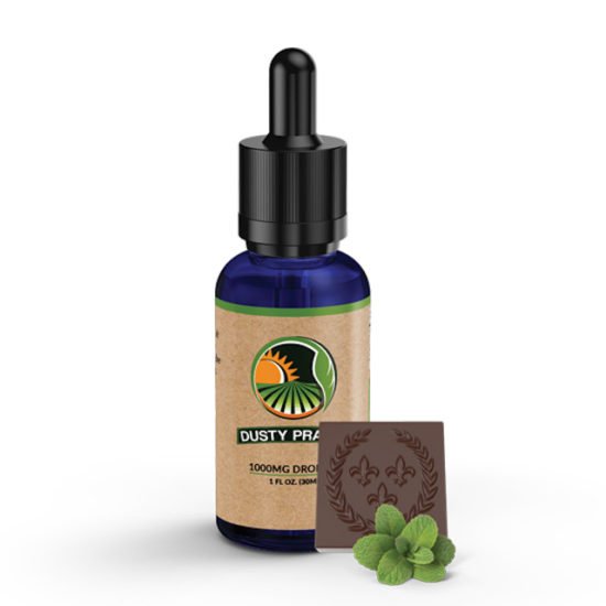 Full-spectrum CBD Oil Tincture Chocolate Mint by Dusty Prairie