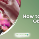How to take CBD