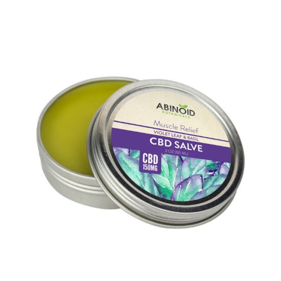 Violet Leaf and Basil CBD Salve by Abinoid Botanicals,, 150mg