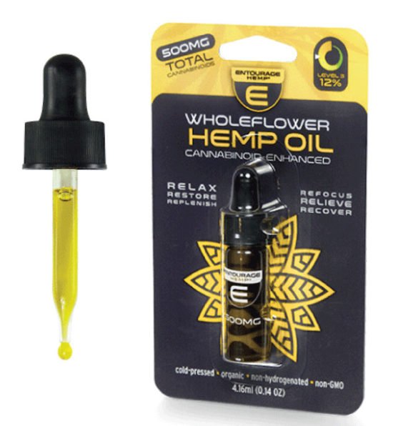 Wholeflower CBD Oil, Entourage Hemp - Image 2